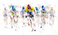 roger-simpson---yellow-jersey-signed-limited-edition-on-canvas-image-size-19-x-12---edition-size-145