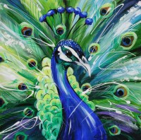 susan-b-leigh-peacock-18-x-18-edition-size-95-signed-limited-edition-canvas-print
